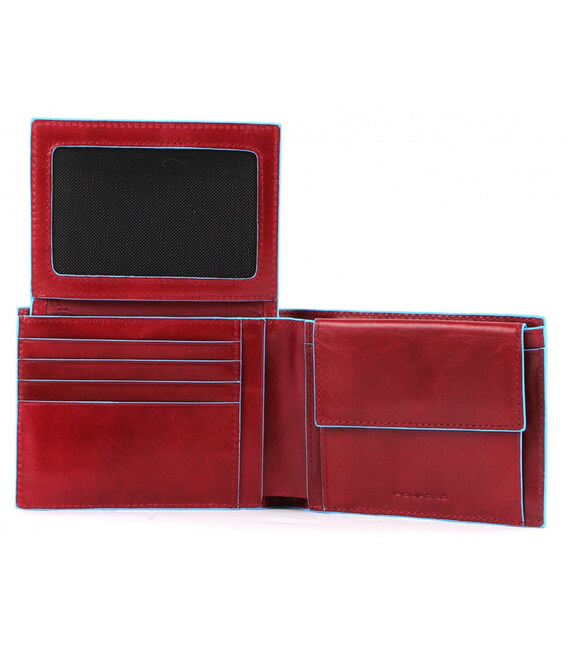 Портмоне Piquadro Blue Square (B2) Red PU1392B2R_R фото, картинка, изображение