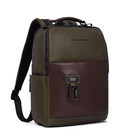 Рюкзак для ноутбука Piquadro Harper (AP) Green-Brown CA6289AP_VETM картинка, зображення, фото
