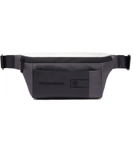 Сумка на пояс Piquadro Brief 2 Special (BR2S) Grey-Black CA2174BR2S_GRN фото, картинка, изображение