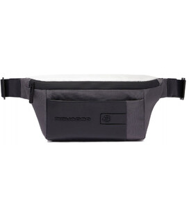 Сумка на пояс Piquadro Brief 2 Special (BR2S) Grey-Black CA2174BR2S_GRN картинка, зображення, фото