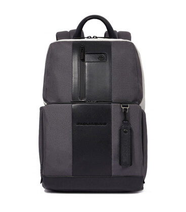 Рюкзак для ноутбука Piquadro Brief 2 Special (BR2S) Grey-Black CA3214BR2S_GRN фото, картинка, изображение