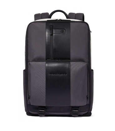 Рюкзак для ноутбука Piquadro Brief 2 Special (BR2S) Grey-Black CA6375BR2S_GRN фото, картинка, изображение