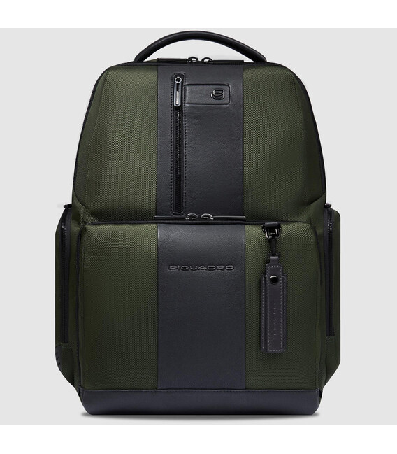 Рюкзак для ноутбука Piquadro Brief 2 (BR2) Green CA4532BR2_VE2 фото, картинка, изображение