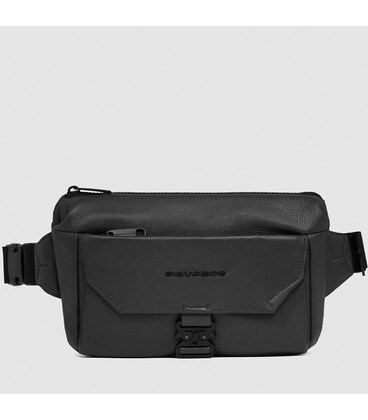 Сумка на пояс Piquadro Than (S135) Black CA6617S135_N картинка, зображення, фото
