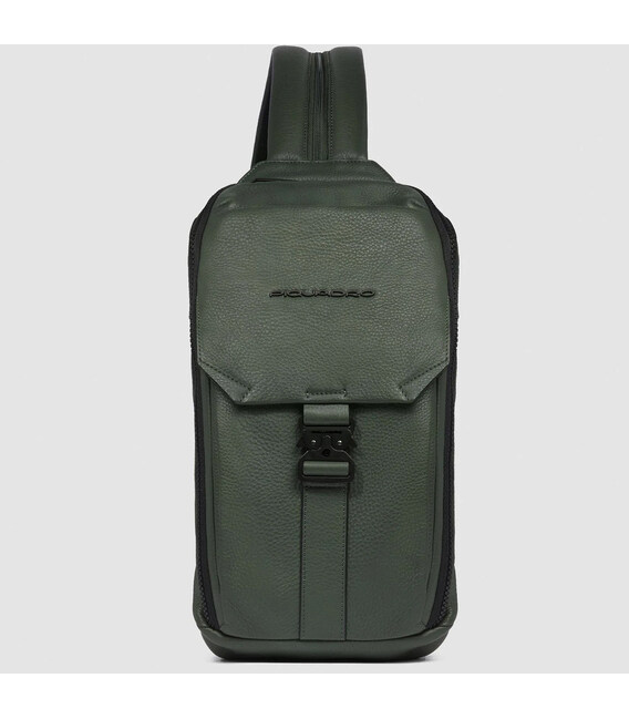 Монорюкзак Piquadro Than (S135) Green CA6616S135_VE фото, картинка, изображение