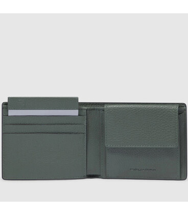 Портмоне Piquadro Than (S135) Green PU4188S135R_VE картинка, зображення, фото