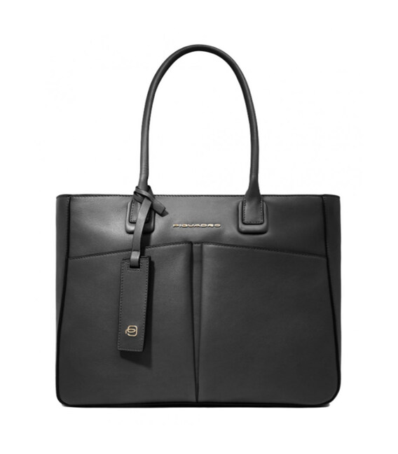 Жіноча сумка Piquadro Ashley (W134) Black BD6461W134_N картинка, зображення, фото