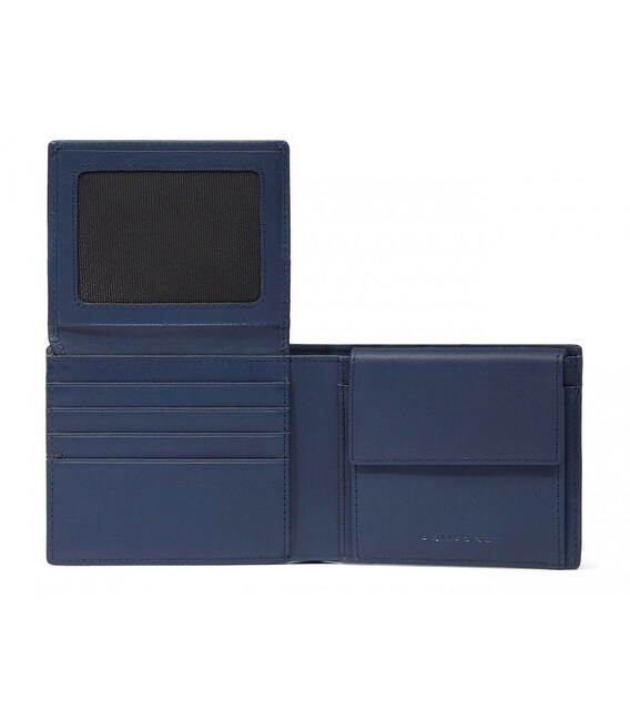 Портмоне Piquadro Kiri (W135) Blue PU4518W135R_BLU картинка, зображення, фото