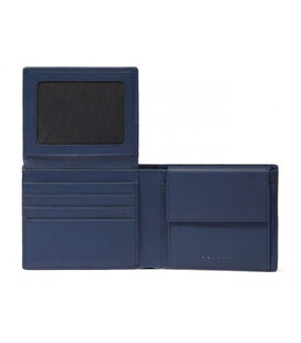Портмоне Piquadro Kiri (W135) Blue PU4518W135R_BLU картинка, зображення, фото