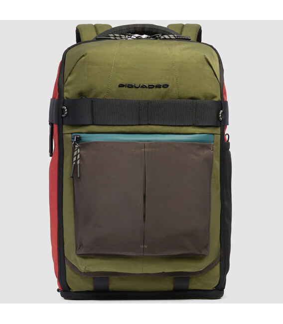 Рюкзак для ноутбука Piquadro Arne (S125) Green-Orange CA5998S125_VEAR фото, картинка, изображение