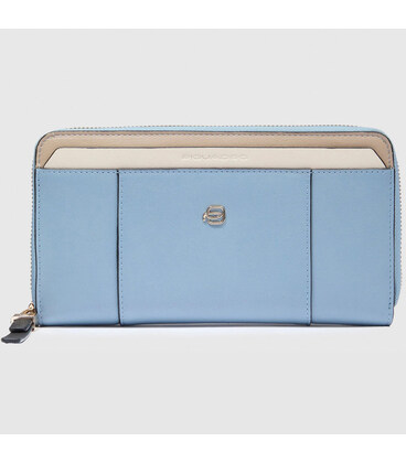 Портмоне Piquadro Circle (W92) Blue-Beige PD1515W92R_AZBE2 картинка, зображення, фото