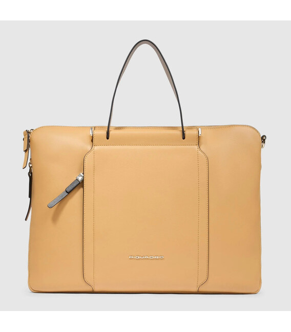 Сумка для ноутбука Piquadro Circle (W92) Yellow-Beige CA4021W92_GBE фото, картинка, изображение