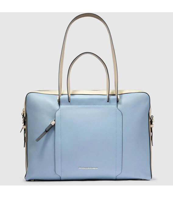 Сумка для ноутбука Piquadro Circle (W92) Blue-Beige CA6211W92_AZBE2 фото, картинка, изображение