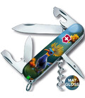 Складаний ніж Victorinox SPARTAN DESIGN Райська синя пташка 1.3603.3.R2090pk - картинка, зображення, фото ножа