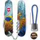 Складной нож Victorinox CAMPER DESIGN Желто-голубая рыбка 1.3613.7.R2020pk фото