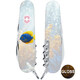 Складной нож Victorinox CAMPER DESIGN Желто-голубая рыбка 1.3613.7.R2020pk фото