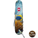 Складной нож Victorinox CAMPER DESIGN Желто-голубая рыбка 1.3613.7.R2020pk фото
