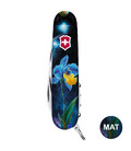 Складной нож Victorinox CAMPER DESIGN Голубо-желтый ирис 1.3613.3.R2060pk фото, картинка, изображение