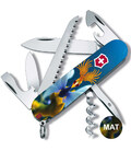Складаний ніж Victorinox CAMPER DESIGN Фантастична пташка 1.3613.3.R2100pk картинка, зображення, фото