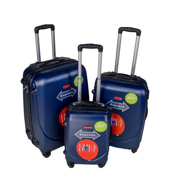 Набор Чемоданов Gravitt DS 310 синий фото, картинка, изображение