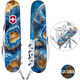 Складаний ніж Victorinox CLIMBER DESIGN Блакитний агат 1.3703.3.R2030pk - картинка, зображення, фото ножа