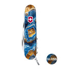 Складной нож Victorinox CLIMBER DESIGN Голубой агат 1.3703.3.R2030pk фото, картинка, изображение