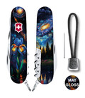 Складной нож Victorinox CLIMBER DESIGN Магический цветок 1.3703.3.R2070pk фото, картинка, изображение