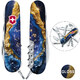 Складной нож Victorinox HUNTSMAN DESIGN Золотисто-голубой кристалл 1.3713.3.R2040pk фото