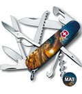 Складаний ніж Victorinox HUNTSMAN DESIGN Сонячна хвиля 1.3713.3.R2080pk картинка, зображення, фото