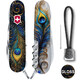 Складаний ніж Victorinox HUNTSMAN DESIGN Дивовижне перо 1.3713.3.R2120pk - картинка, зображення, фото ножа