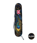 Складной нож Victorinox HUNTSMAN DESIGN Удивительное перо 1.3713.3.R2120pk фото, картинка, изображение