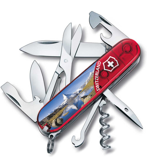 Складаний ніж Victorinox CLIMBER Matterhorn 1.3703.TE2 - картинка, зображення, фото ножа