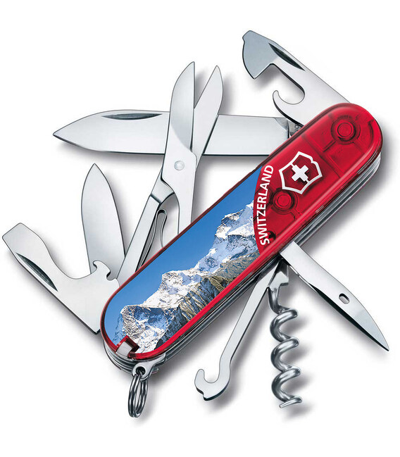 Складаний ніж Victorinox CLIMBER Jungfrau 1.3703.TE3 - картинка, зображення, фото ножа