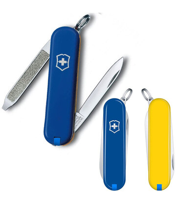 Складной нож Victorinox ESCORT UKRAINE сине-желтый 0.6123.2.8 фото, картинка, изображение