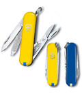 Складаний ніж Victorinox CLASSIC SD UKRAINE синьо-жовтий 0.6223.8.2 - картинка, зображення, фото ножа