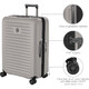 Чемодан Victorinox AIROX Advanced Stone White средний M Vt653137 фото
