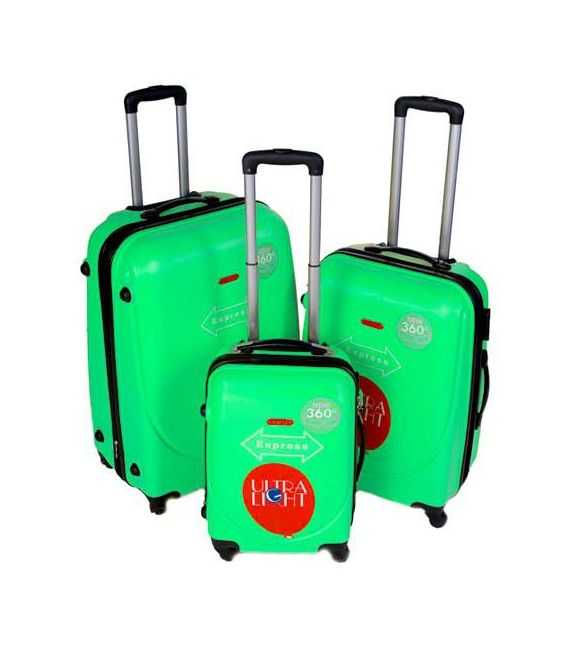 Набір Валіз Gravitt DS 310 салатовий картинка, зображення, фото