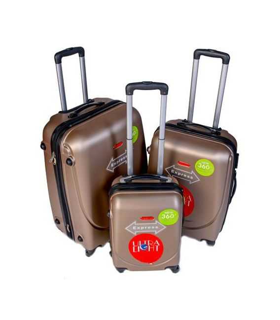 Набор Чемоданов Gravitt DS 310 шампань фото, картинка, изображение