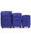 Набор Чемоданов Wings 1708 фиолетовый 4 колесный картинка, изображение, фото