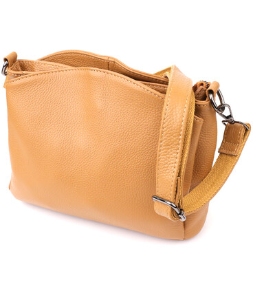 Женская сумка из натуральной кожи Vintage 23008 Рыжий фото, картинка, изображение