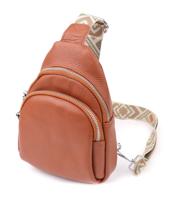 Жіноча шкіряна сумка Vintage 22938 Коричневий картинка, зображення, фото