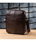 Деловая мужская сумка из натуральной кожи Vintage 23027 Коричневый фото, картинка, изображение