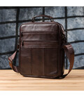 Деловая мужская сумка из натуральной кожи Vintage 23027 Коричневый фото, картинка, изображение