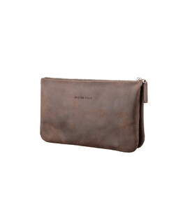Барсетка чоловіча клатч, матова шкіра, шоколад Grande Pelle 705120 картинка, зображення, фото