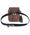 Вінтажна шкіряна сумка (чохол) на плечі, на пояс в ретро стилі Tiding tid30063br картинка, зображення, фото