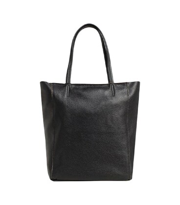 Жіноча шкіряна сумка чорний шоппер Firenze Italy F-IT-7622AM картинка, зображення, фото