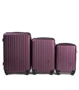 Набір Валіз Wings 2011 3 в 1 бордовий