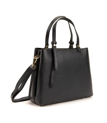 Елегантна жіноча сумка чорна Firenze Italy F-IT-8705A картинка, зображення, фото