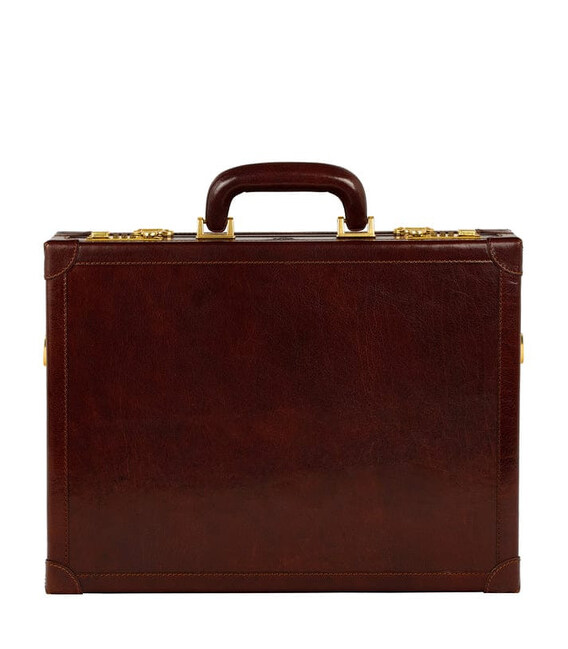 Шкіряний портфель-аташе - A Legacy - Коричневий колір - Time Resistance 5248401 фото, картинка, изображение