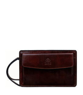 Шкіряний клатч-гаманець - Decameron - Коричневий колір - Time Resistance 5218101 картинка, зображення, фото